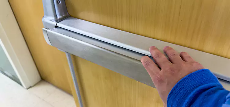 Installing a Push Bar on a Door Lawton
